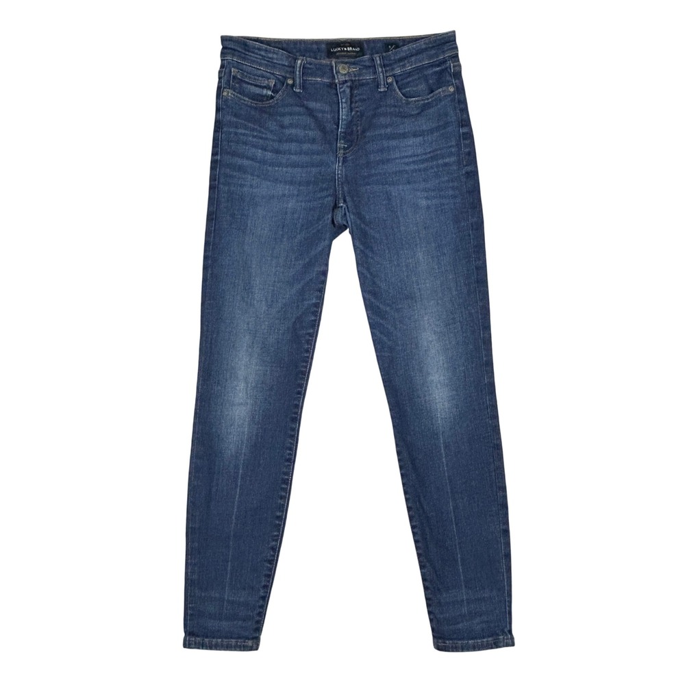 Lucky Brand Jeans Womens 6/28 Ava Super Skinny Mid Rise Stretch Ankle Whiskered